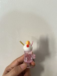 Pink Soda Ice-cream Keychain 🩷