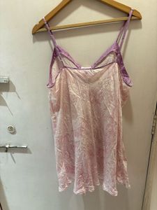 Beautiful JENNIFER LOPEZ Pink &amp; Purple Slip Dress