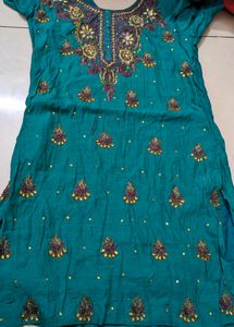 Kundan Work Kurti