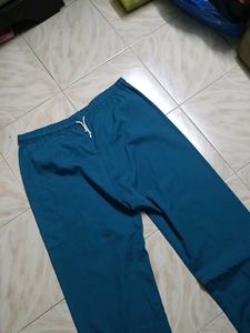 Blue Casual Pants