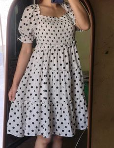 Polka Dot Tiered Dress