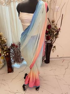 Elegant Ombre Saree(blouse bot included)
