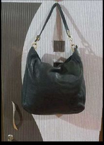 Michael Kors Black Leather Hobo