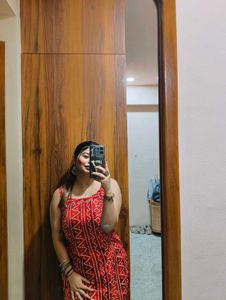 Red &amp; White Kurta