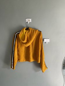 Mustard Fuzzy Hoodie