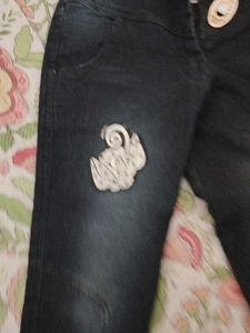 Embellished Denim Jeans