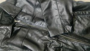 Korean Import Classic Black Leather Jacket