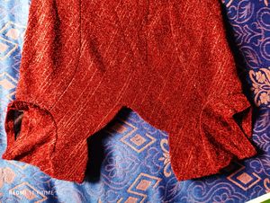 Red Shimmer Gown