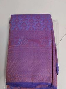 Purple Colour Silk Saree