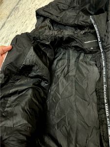 Black Cropped Puffer Jacket