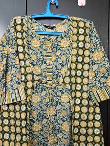 Floral Print Kurta