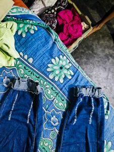 Ripped Blue Denim Jeans