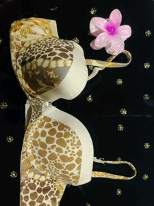 Patterned Push-Up Bra
