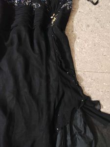 Vintage Pinteresty ethereal Beaded Side Slit dress