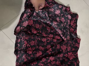 Floral Print Mini Skirt