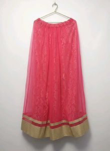 Elegant Pink Ethnic Gown