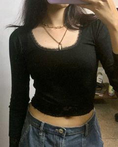 Lacey Goth Fitted Crop Top