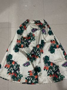 Floral Print Skirt
