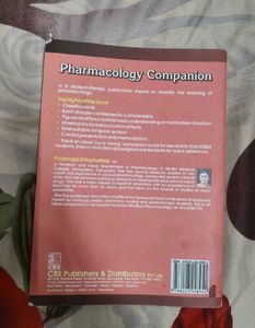 PHARMACOLOGICAL CLASSIFICATION MBBS BOOK