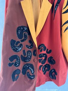 Embroidered Blazer