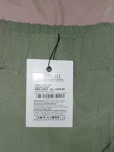 Olive Parachute Skirt