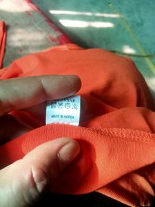 Vibrant Orange T-Shirt Dress