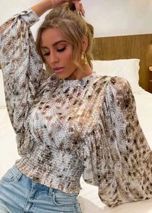 📀 Chic Animal Print Party Top