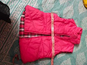 Pink double side jacket unisex