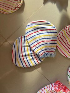 combo Baby Mittens - Strawberry Prints