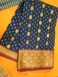 Traditional Navy Blue Saree