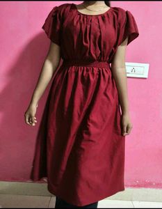 Rust Colour Dress