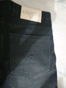 Men Black Guess Premium Jeans