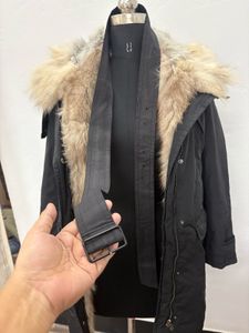 Unisex Fur 2 In 1 Parka Coat