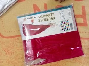 Colorful Churidar Leggings - set of 4