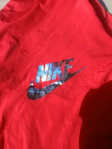 Red Nike Windbreaker Jacket