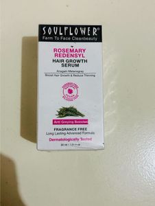 soulflower hair growth serum(rosemary)