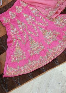 Heavy Bridal Lahnga In Pink Colour 😍💕
