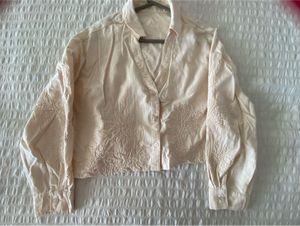 Embroidered Crop Top