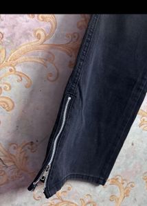 Black Wide Leg Baggy Jeans