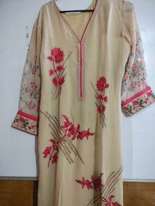 Beautiful Georgette Embroidered Kurta