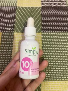 Simple 10% Niacinamide Serum (Almost Full)