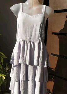 Powder Blue Flare Dress