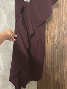 Maroon Party Dress