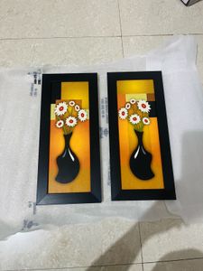 Framed Floral Art - Set of 2