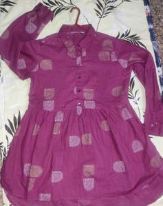 Short Khadi cotton type of Kurta