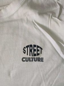White Street Cult Print Tee XXL-slim fit