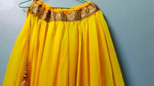 Yellow Lehenga Choli Set