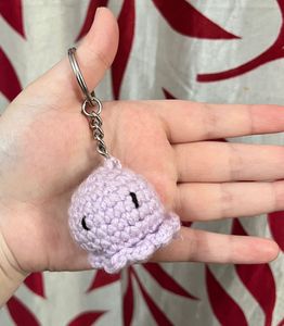 Cute Crochet Octopus Keychain