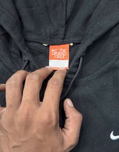 Nike Black Zip-Up Hoodie