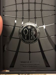 Black Phone Case Spigen Brand